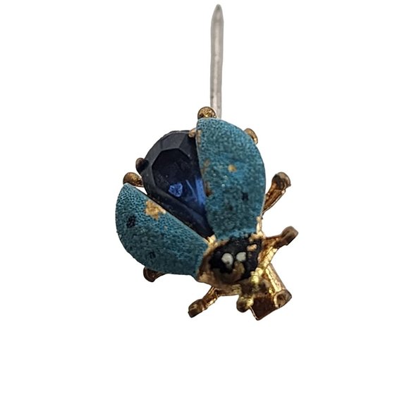 Vintage Signed Czech Enamel Bug Brooch (A3792) - Picture 3 of 5